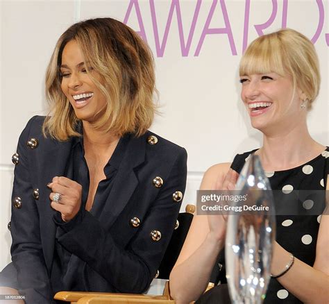 Singer Ciara and actress Beth Behrs attend the 2014 People's Choice ...