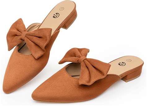 Amazon.com | Rekayla Mules for Women Flats,Pointed Toe Mules Sandals ...