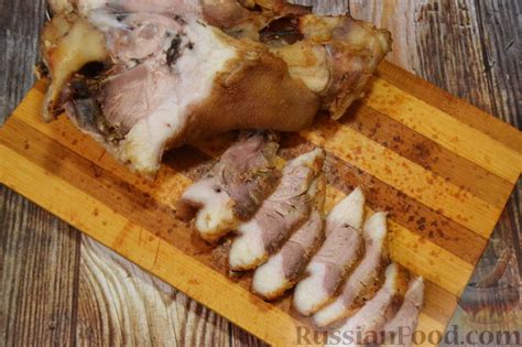 Рецепт: Томленая свиная рулька (в мультиварке) на RussianFood.com