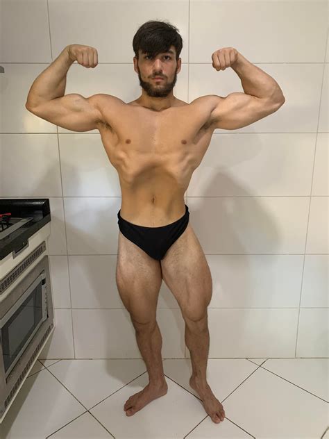 17yo 6weeks out 171.5lbs fasted classic cap at 183lbs diet in comments ...
