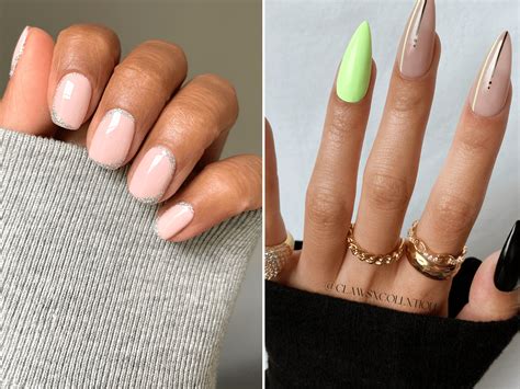 Natural Shape Acrylic Nails