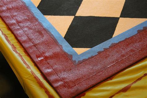 Thinking About Home: Making a Colonial Floorcloth | Floor cloth ...