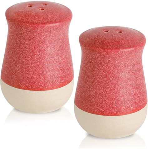 Amazon.com: Hasense Ceramic Salt Shaker, Kitchen Decor Salt and Pepper ...