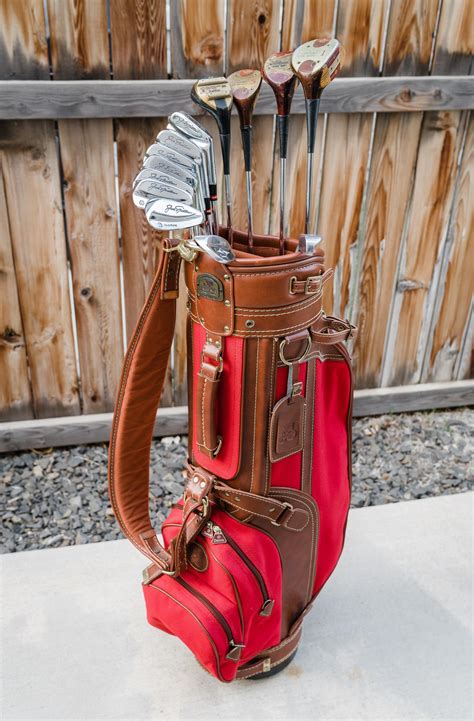 Vintage Golf Clubs In Bag