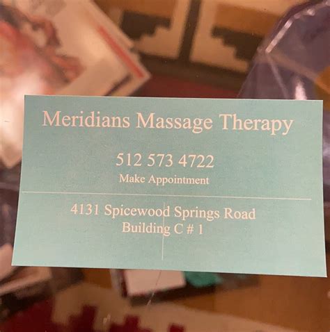 Meridians Massage Therapy (Austin, TX): Hours, Address - Tripadvisor