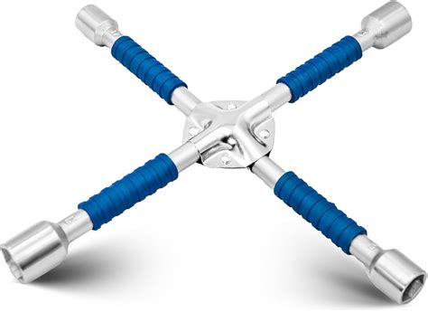 ETERNA Professional 14" Four Way Lug Wrench, Car Wheel Lug Nut Cross ...