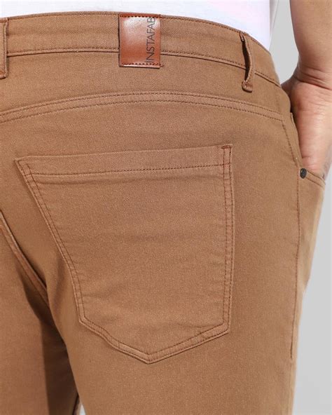 Buy Men's Brown Jeans Online at Bewakoof