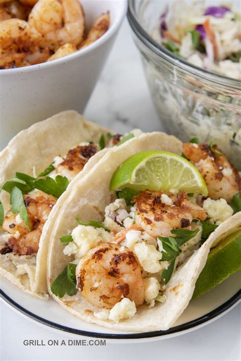 Blackstone Blackened Shrimp Tacos - grillonadime.com