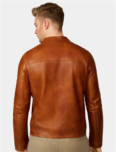Mens Racer Jacket - Mens Leather Wear
