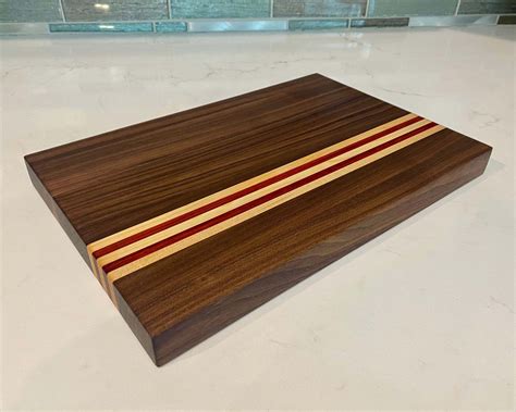 Mini Edge Grain Cutting Board – Walnut | Maple | Padauk | Shady Tree ...