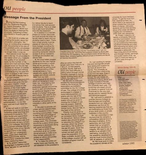 Former OU president David Boren dies at 83 | Obituaries | oudaily.com