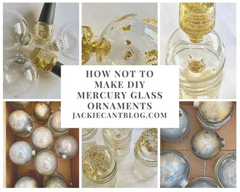 How NOT to make DIY Mercury Glass Ornaments
