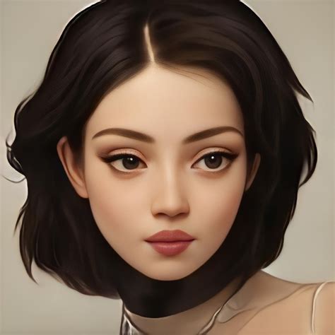 Иллюстрация портрет карины карамбейби | Illustrators.ru