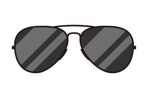 Black aviator sunglasses vector isolated 13809274 Vector Art at Vecteezy