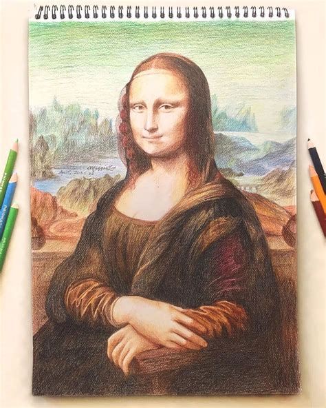 My recreation of the Mona Lisa #monalisa #art #artist #drawing # ...