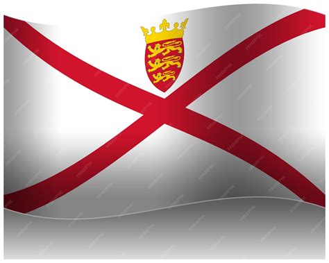 Premium PSD | Jersey wave flag 3d