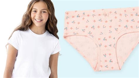 Erica Tween Girls Organic Cotton Bikini Underwear (6-Pack) – Lucky & Me