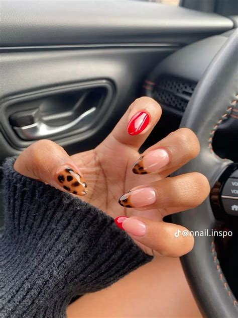 Pin by Camryn Ansley on Nail Inspo | Cheetah nails, Red nails, Nail designs