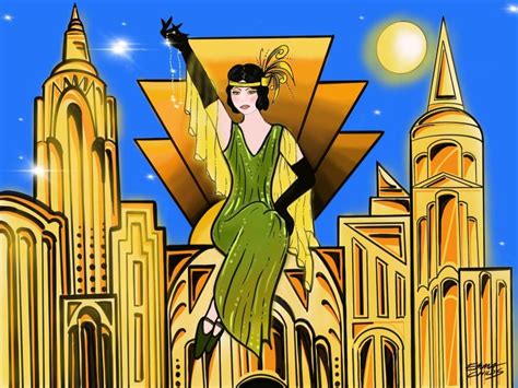 Emma Childs Art Deco Gallery a unique vast selection of hand painted ...