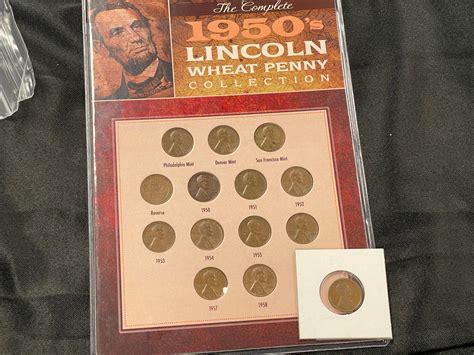 Lot - THE COMPLETE 1950'S LINCOLN WHEAT PENNY COLLECTION AND 1909 WHEAT ...