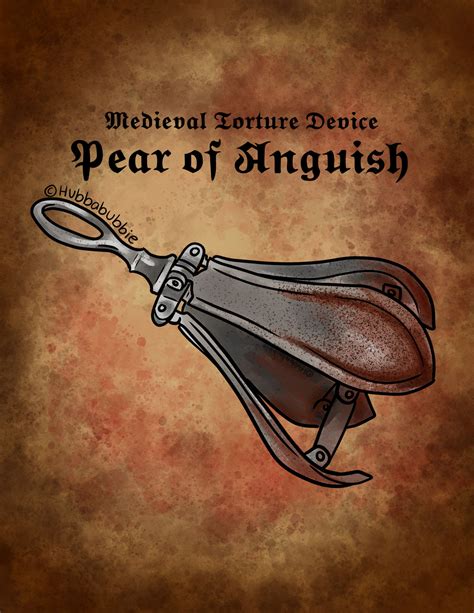 Medieval Torture Device - Pear Of Anguish by hubbabubbie on DeviantArt