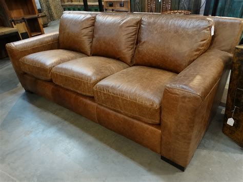 3-Seater Leather Sofa Sale, Modern Brown Leather Corner Sofa