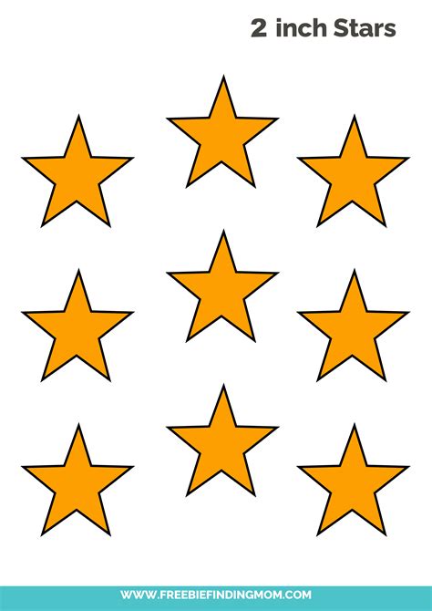 18 Free Printable Star Templates - Freebie Finding Mom