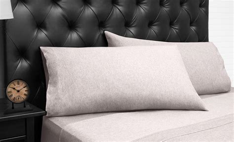 Queen Oatmeal Jersey Knit Sheet Set - Walmart.com