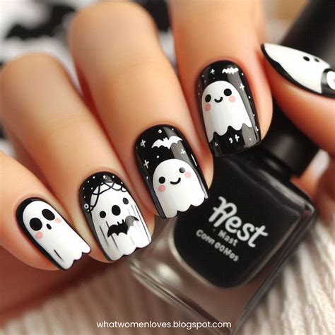 Cute Simple Halloween Nails Designs