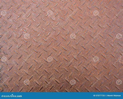 Close Up of Material Floor Brown Steel Rust Background. Stock Image ...