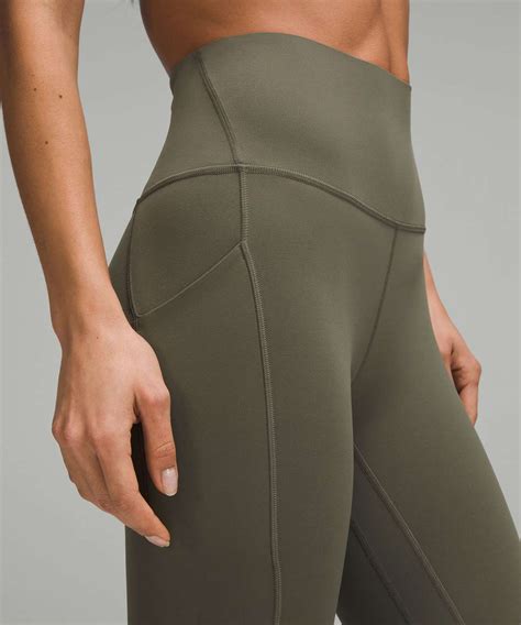 Lululemon Align High-Rise Pant with Pockets 25" - Army Green - lulu ...
