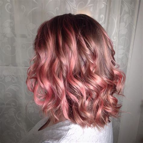 Dusty Rose Gold Hair Color – Warehouse of Ideas