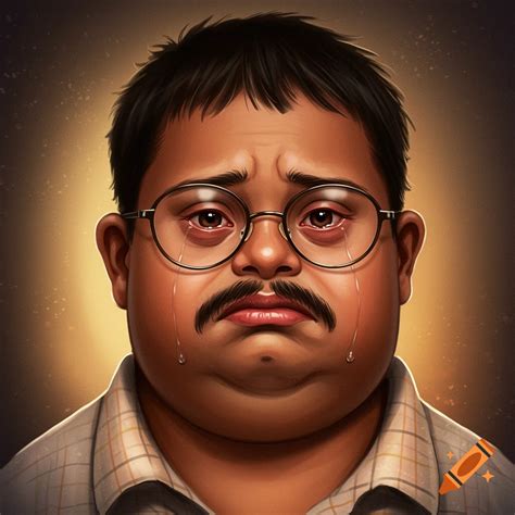 Indian kid with Down syndrome crying on Craiyon