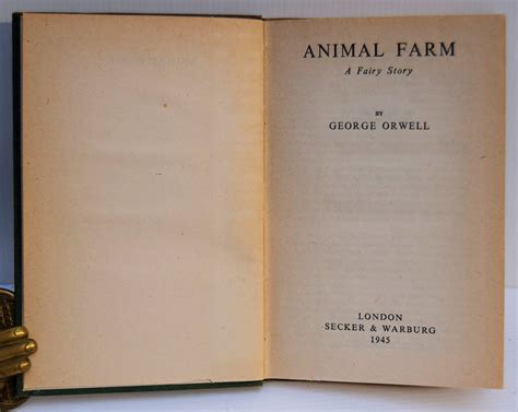 Animal Farm. A Fairy Story. Animal Farm is a satirical allegorical novella, in the form of a ...