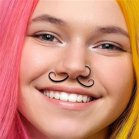 Mustache Septum Nose Ring - Usamerica.shop