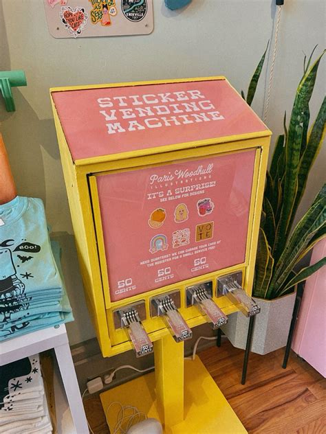 support local artists | Sticker machine, Vending machine design, Craft ...