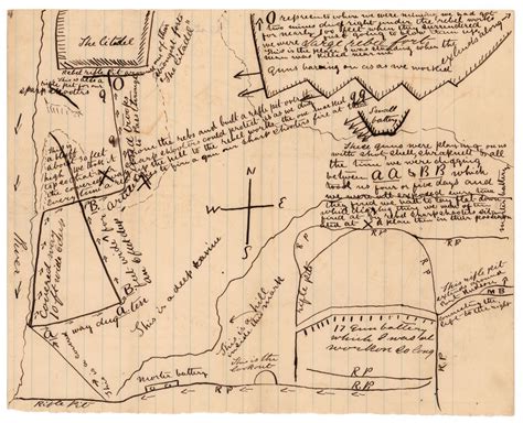 Manuscript map of Union operations during the Siege of Port Hudson ...