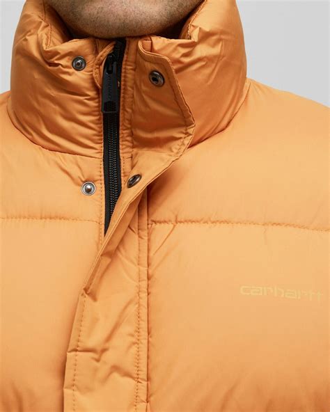 Carhartt Wip Doville Jacket Orange Down & Puffer Jackets Carhartt WIP