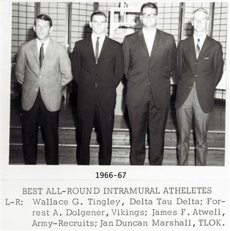 University Of Texas Intramural Wall Of Fame 1965-1970 Photos ...