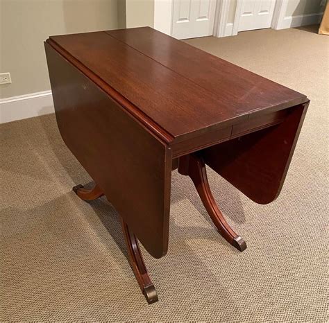 Duncan Phyfe, Antique Brown Table, good condition, Lead addition works ...