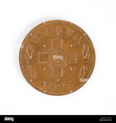 Malta 1 cent coin - 1975 Stock Photo - Alamy