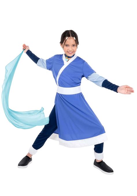 Deluxe Avatar Last Airbender Girl's Katara Costume | Nickelodeon Costumes