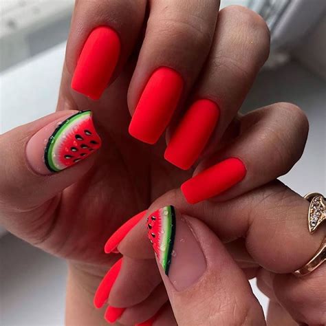 31 Cute Summer Nails Designs to Copy Right Now | Gel nails, Watermelon ...