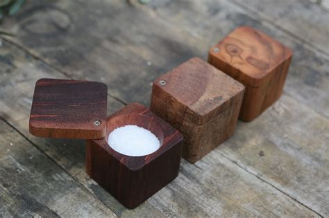 Reclaimed Atlantic City Boardwalk Wood Salt Cellars