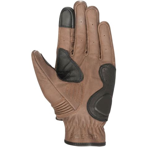 LUVA ALPINESTARS CRAZY EIGHT – Marrom e Preta – JR Speed Racing