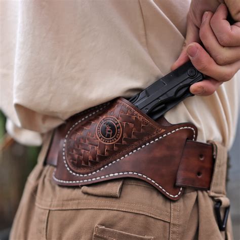 Snapklik.com : Tourbn Tourbon Leather Knife Sheath For Belt Pocket ...