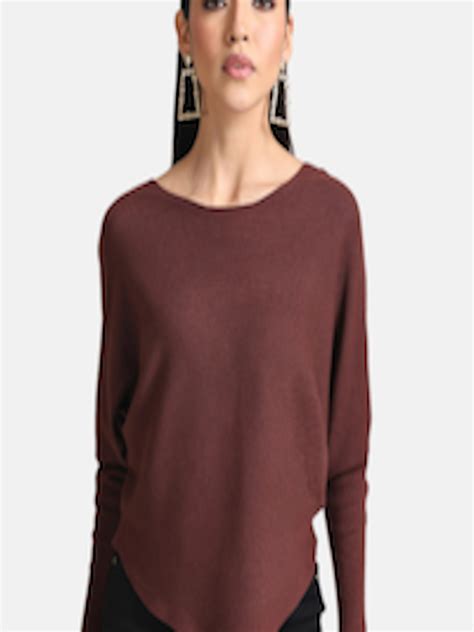 Buy Kazo Women Brown Pullover - Sweaters for Women 20489512 | Myntra