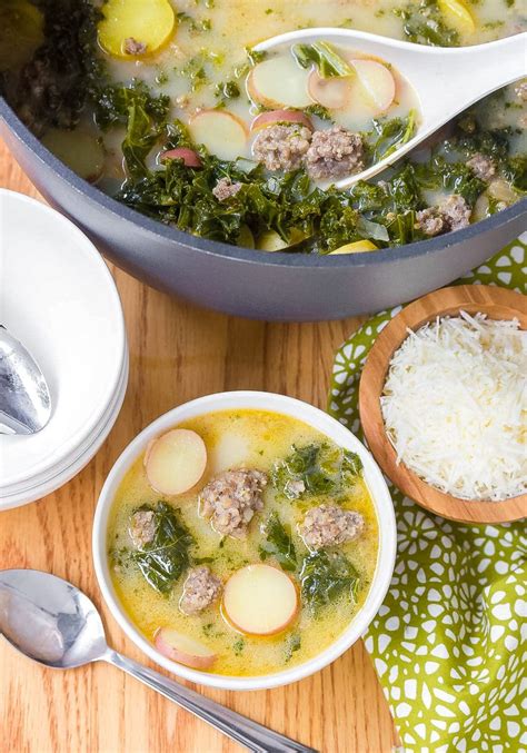 Light Zesty Sausage and Kale Soup Recipe - A Spicy Perspective