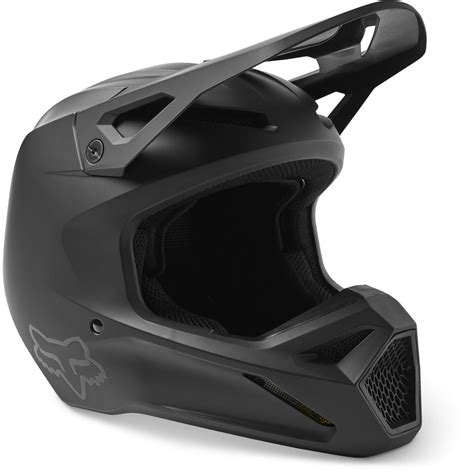 Fox Motocross-Helm V1 Solid Matte Black | Maciag Offroad