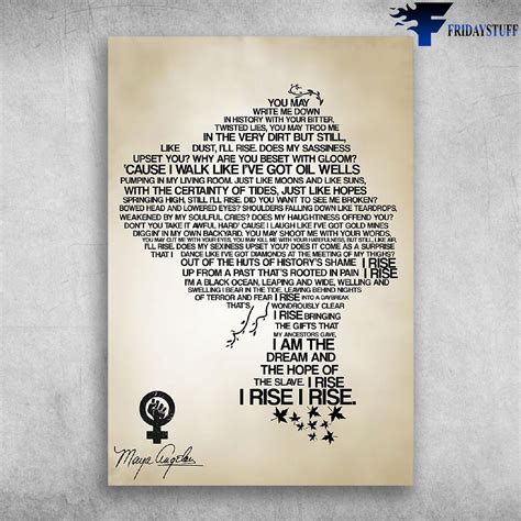 Still I Rise - MAYA ANGELOU - FridayStuff